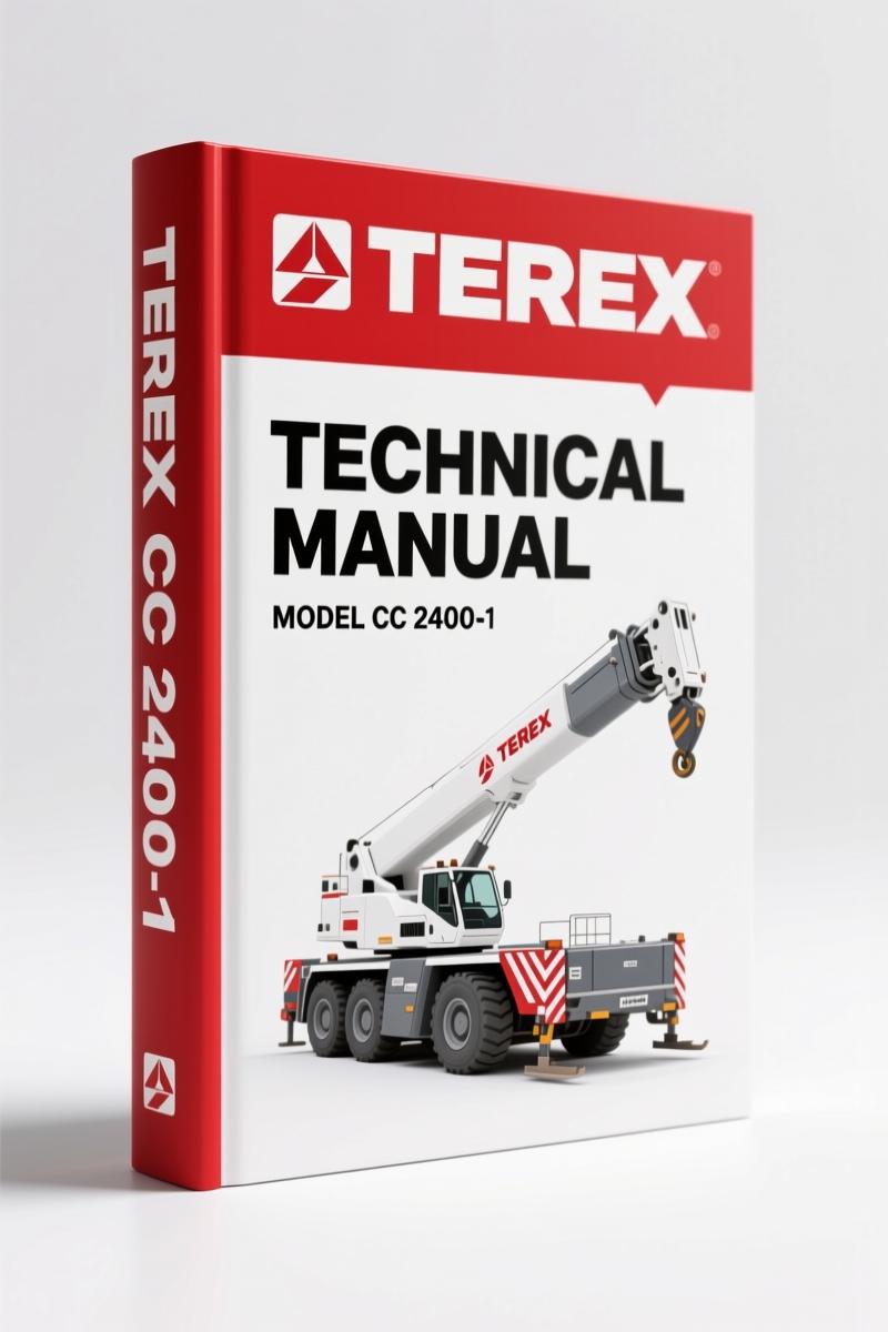 Terex CC 2400-1 2014 Technical Manual – Factory Assembly & Safety Data