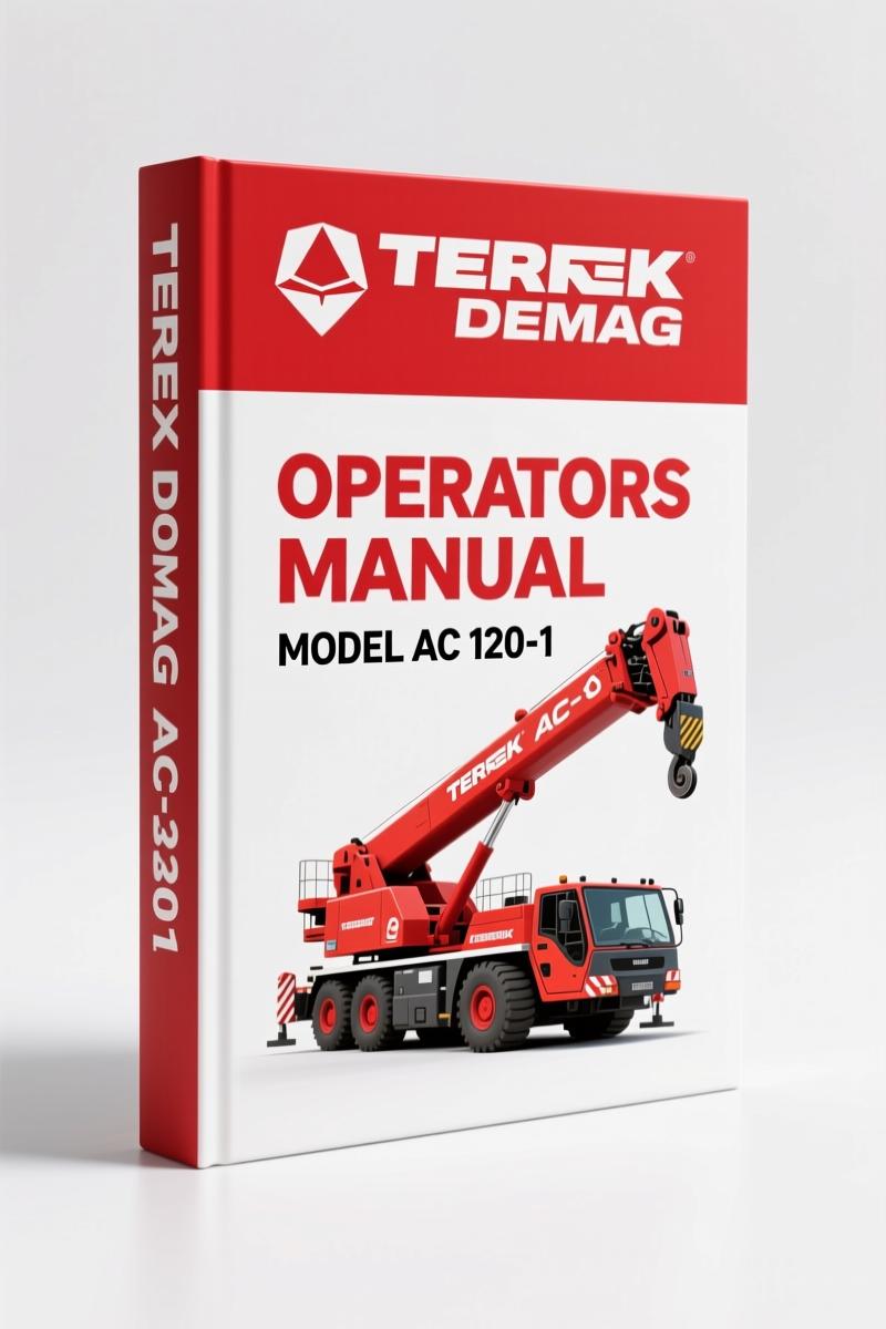 Terex Demag AC 120-1 Operators Manual – 24 Page OEM Crane Manual