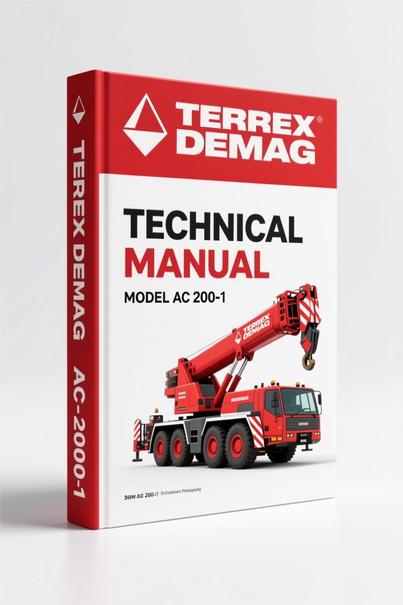 Terex Demag AC 200-1 Technical Manual – 1808 Pages of Factory Crane Specifications