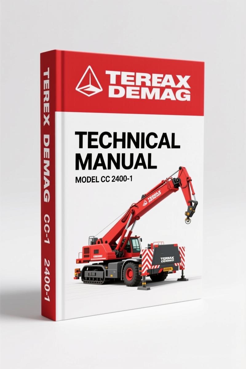 Terex Demag CC 2400-1 Technical Manual – 512 Pages