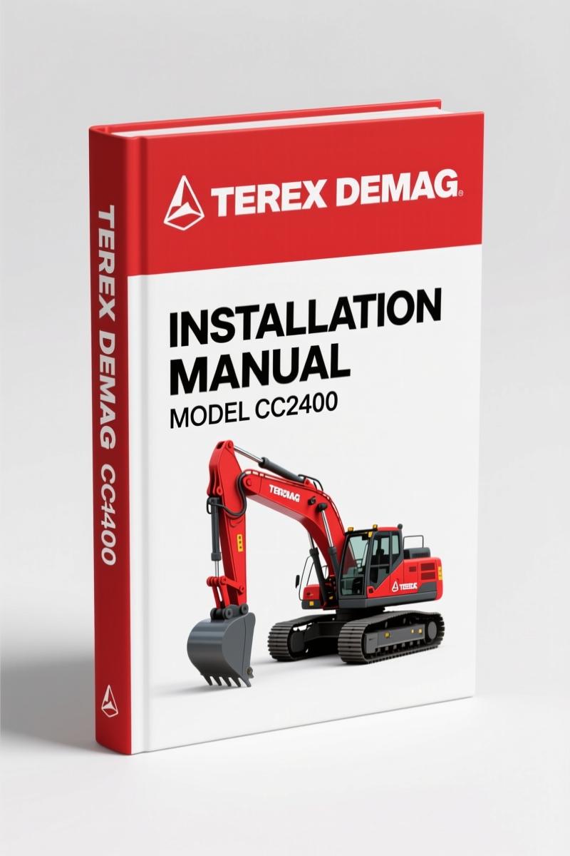 Terex Demag Cc2400 Installation Manual – 880 Pages of OEM Assembly Specs
