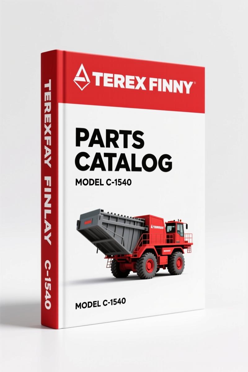 Terex Finlay C-1540 Parts Catalog – 182 Pages OEM