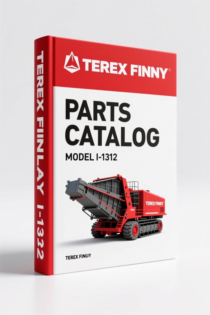 Terex Finlay I-1312 Parts Catalog – 230 Pages OEM Exploded Views