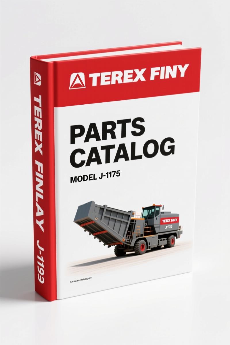 Terex Finlay J-1175 Parts Catalog – 228 Pages OEM