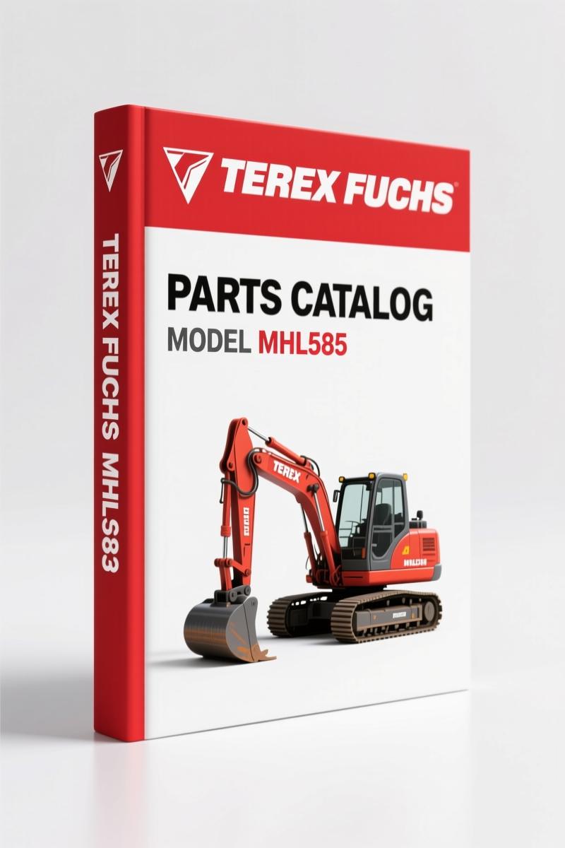Terex Fuchs MHL585 2010 Parts Catalog – 421 Pages OEM Exploded Diagrams