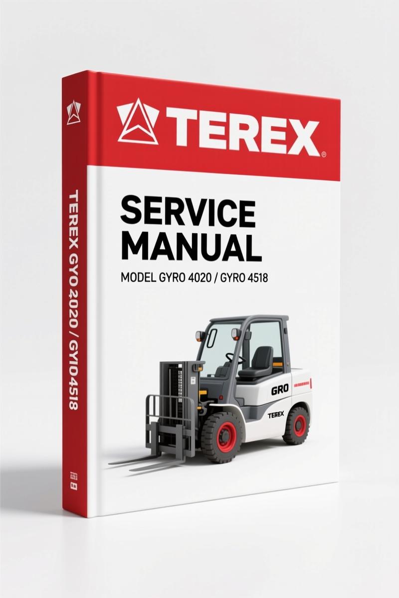 Terex Gyro 4020, Gyro 4518 2007 Service Manual - 296 Pages