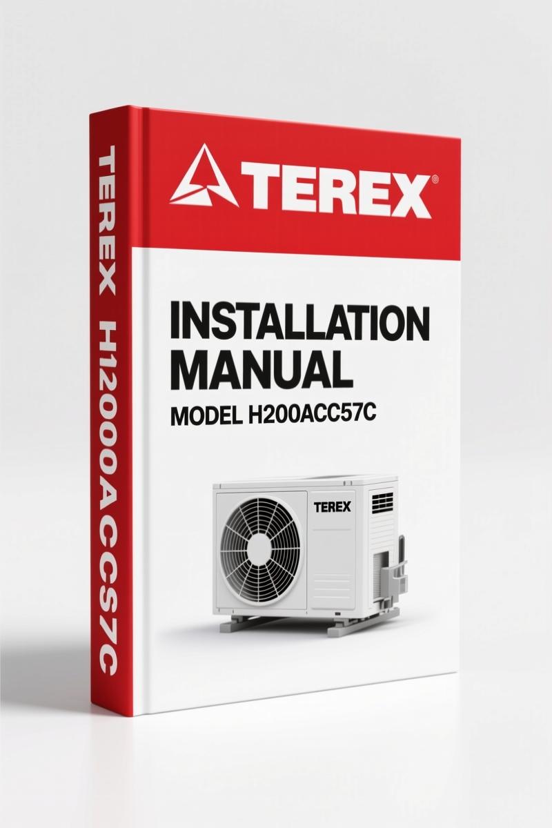 Terex H200ACC57C 2007 Installation Manual – Factory Air Con Kit Specs