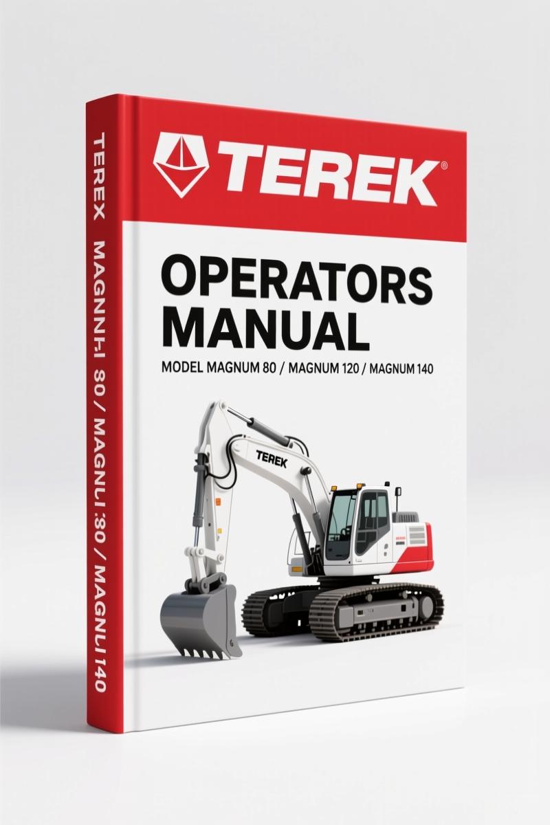 Terex MAGNUM 80, 120, 140, 140C, 160 Max 2011 Operators Manual – 51 Pages OEM
