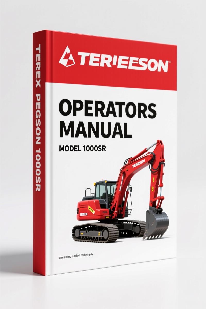 Terex Pegson 1000SR Operators Manual – 436 Pages of OEM Safety & Operation