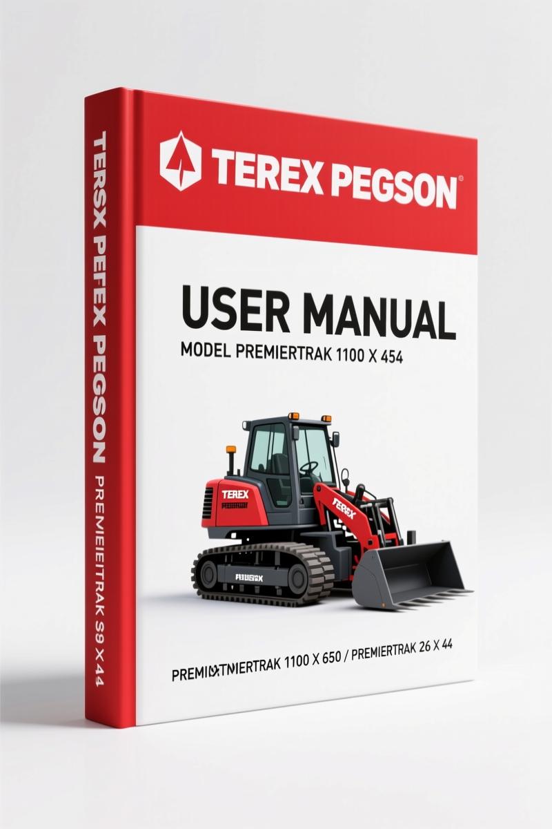 Terex Pegson Premiertrak 1100 x 650, Premiertrak 26 x 44 User Manual