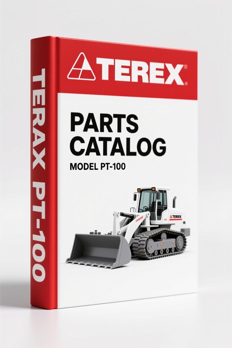 Terex PT-100 2008 Parts Catalog – OEM Exploded-View Diagrams for Serial # TTD 03910-Current