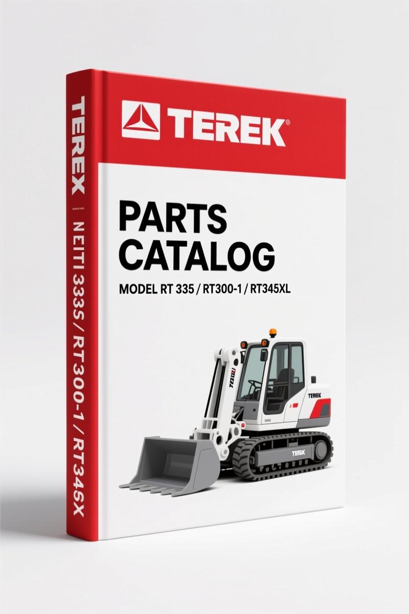 Terex RT 335, RT300-1, RT345XL 2011 Parts Catalog – 261 Pages OEM