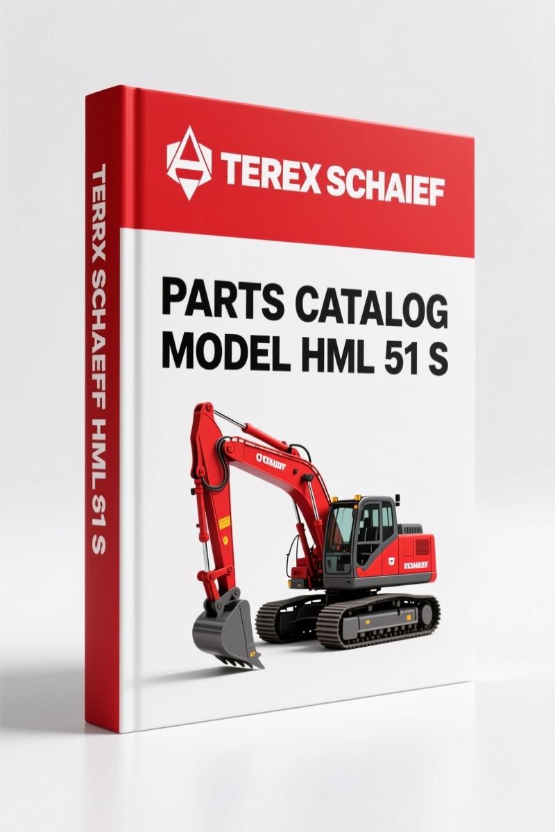 Terex Schaeff HML 51 S 1997 Parts Catalog – 292-Page OEM Parts Breakdown