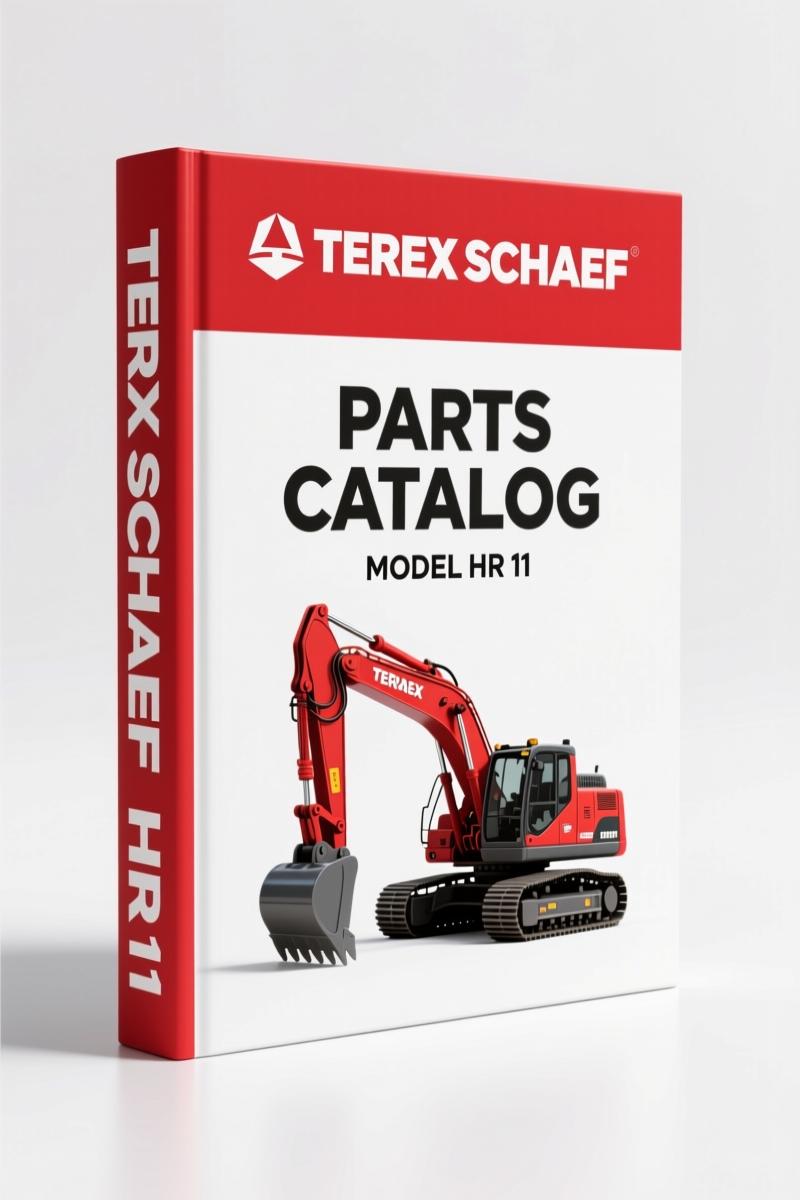 Terex Schaeff HR 11 2003 Parts Catalog – OEM Spare Parts Documentation