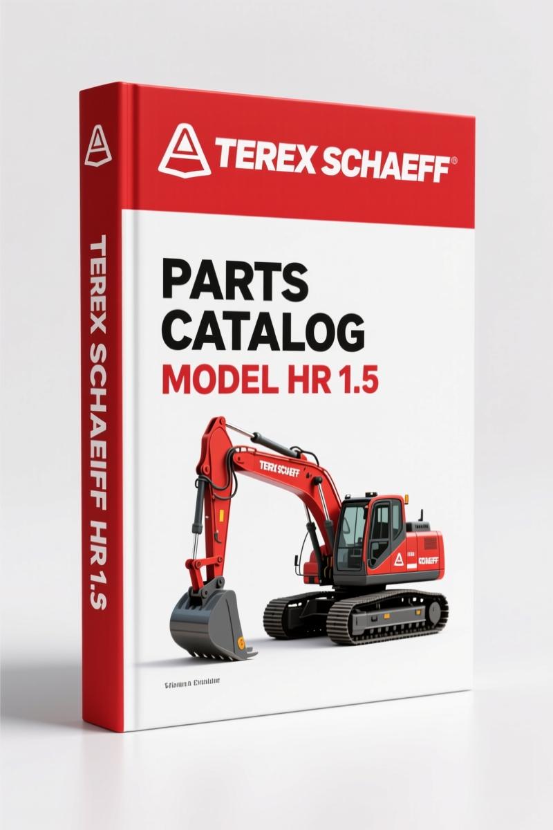 Terex Schaeff HR 1.5 2006 Parts Catalog – 273 Pages OEM Exploded Views