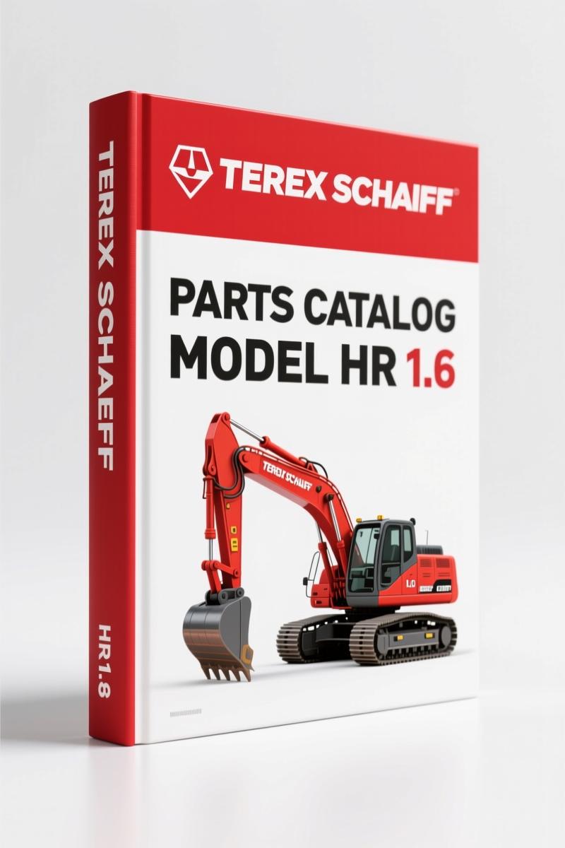 Terex Schaeff HR 16 2006 Parts Catalog - 285 Pages OEM Parts Breakdown