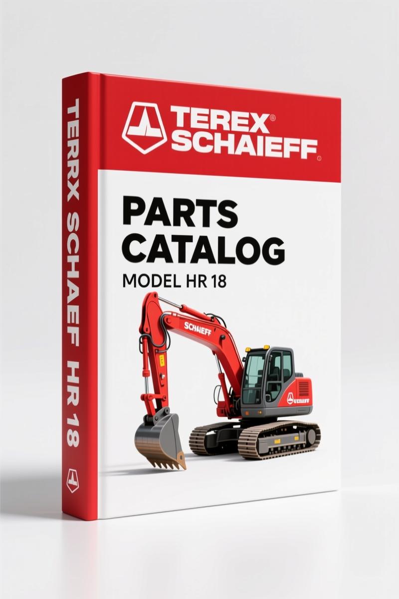 Terex Schaeff HR 18 2003 Parts Catalog – 197 Pages OEM Parts Breakdown
