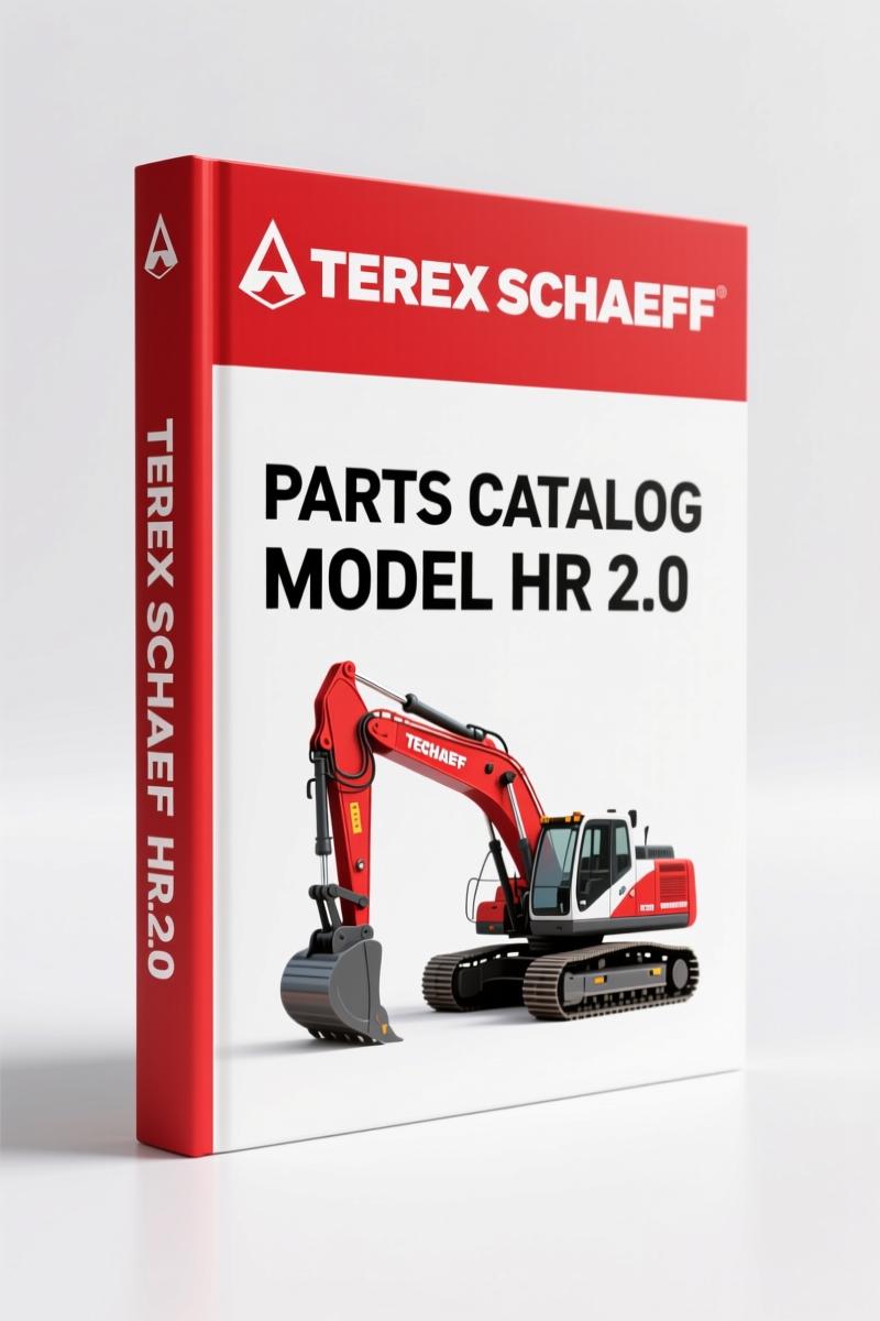 Terex Schaeff HR 2.0 2006 Parts Catalog – 278 Pages OEM Parts Breakdown