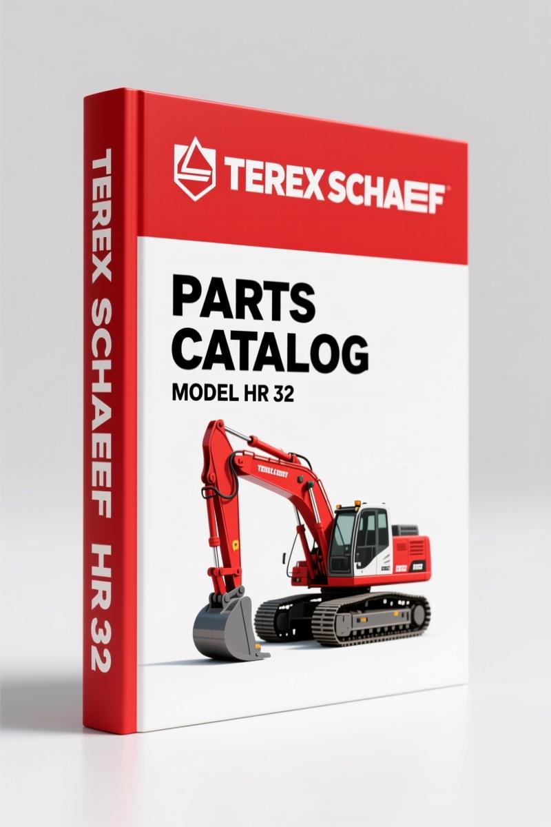 Terex Schaeff HR 32 2004 Parts Catalog – Official OEM