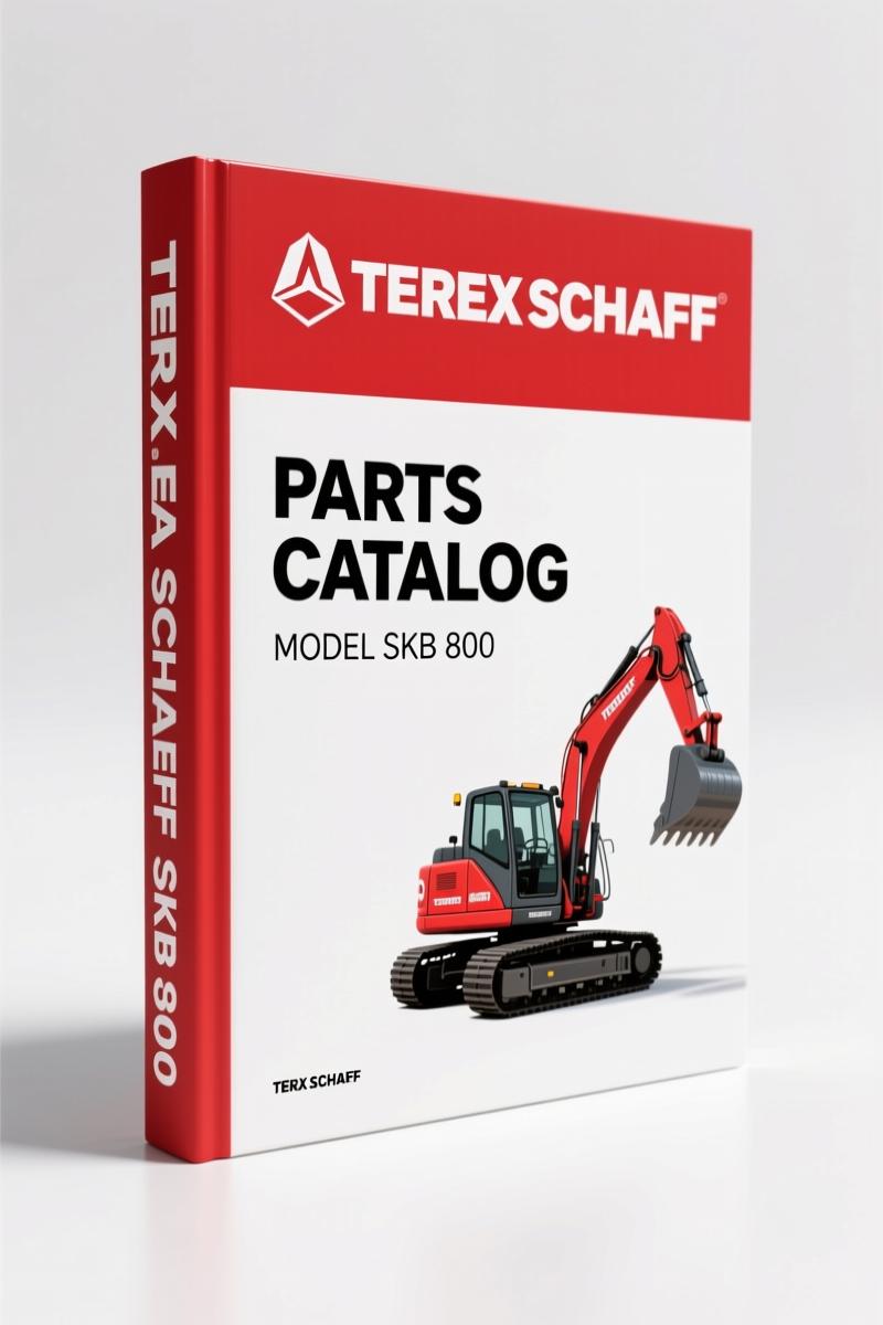 Terex Schaeff SKB 800 1983 Parts Catalog – 200 Pages OEM