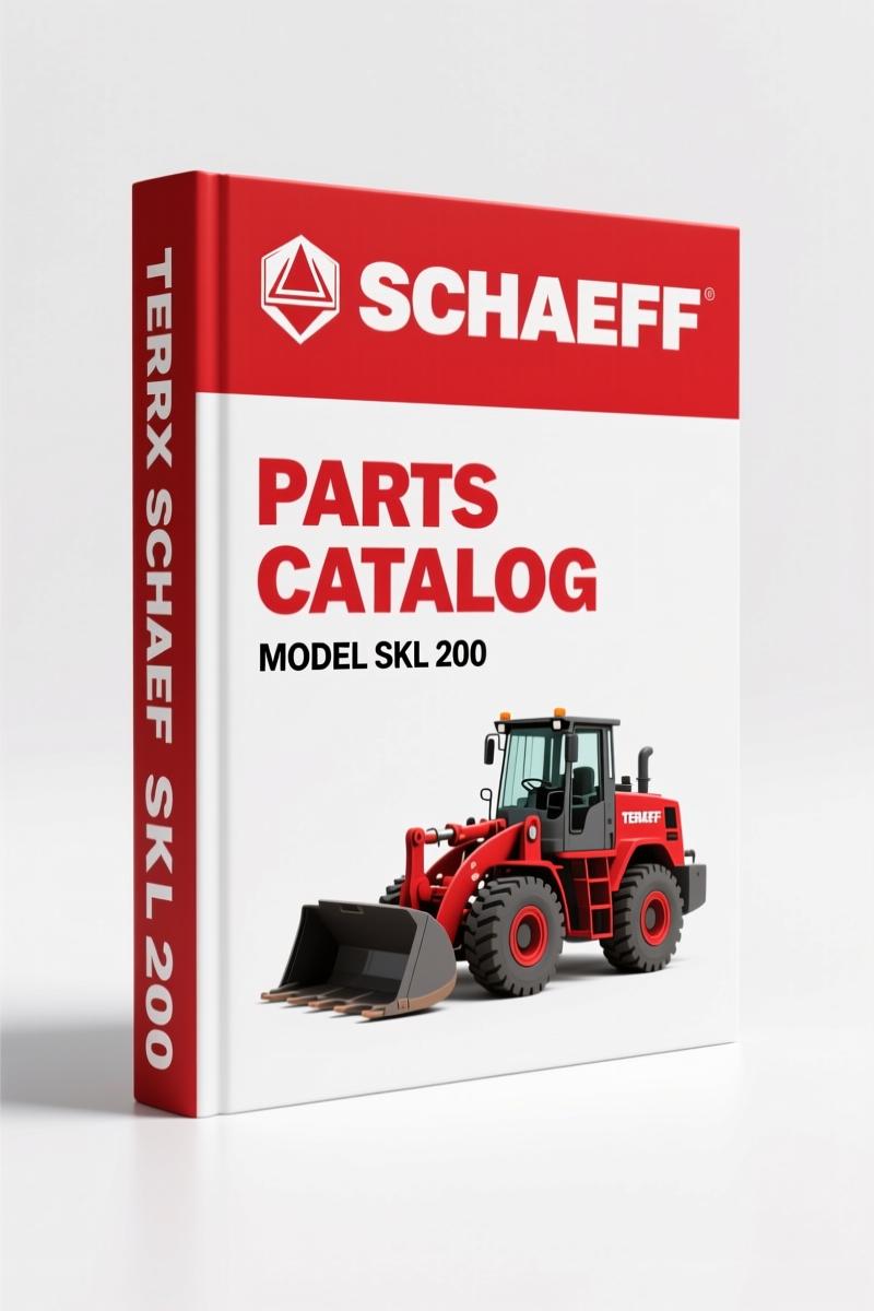 Terex Schaeff SKL 200 2005 Parts Catalog – OEM Factory Data
