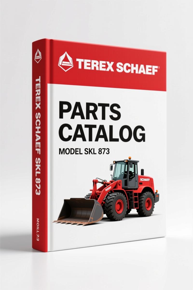 Terex Schaeff SKL 873 2003 Parts Catalog – 344 Pages OEM