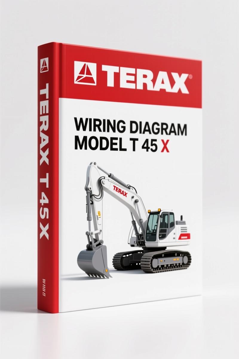 Terex T 45 X Wiring Diagram – 95-Page OEM Factory Schematic