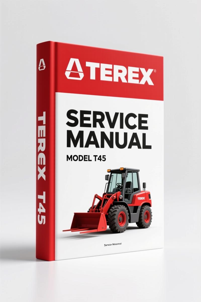 Terex T45, T45X, T45S Service Manual – 103-Page OEM Maintenance Guide