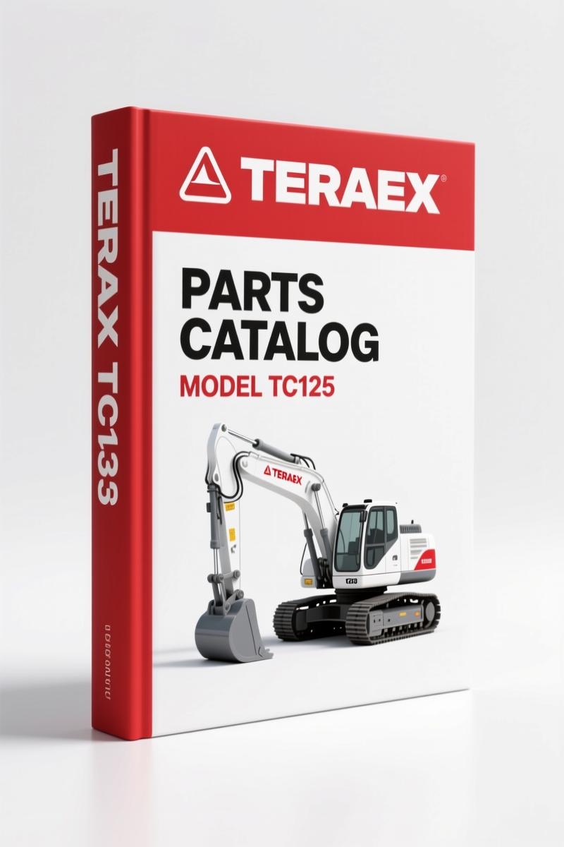 Terex TC125 2010 Parts Catalog – 486 Pages OEM Parts Breakdown
