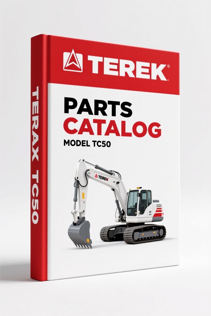 Terex TC50 2013 Parts Catalog – 358 Pages OEM Parts Breakdown