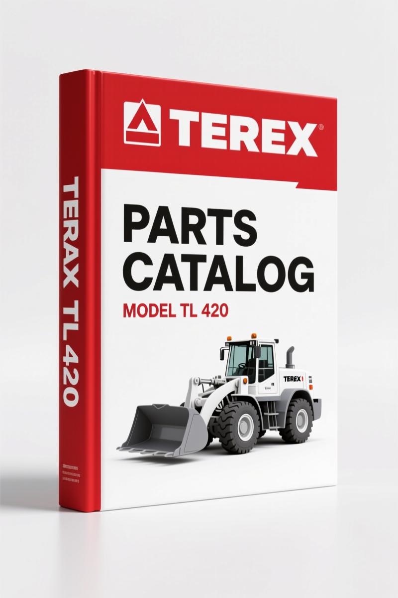 Terex TL 420 2009 Parts Catalog – 396 Pages OEM Factory Parts Identification