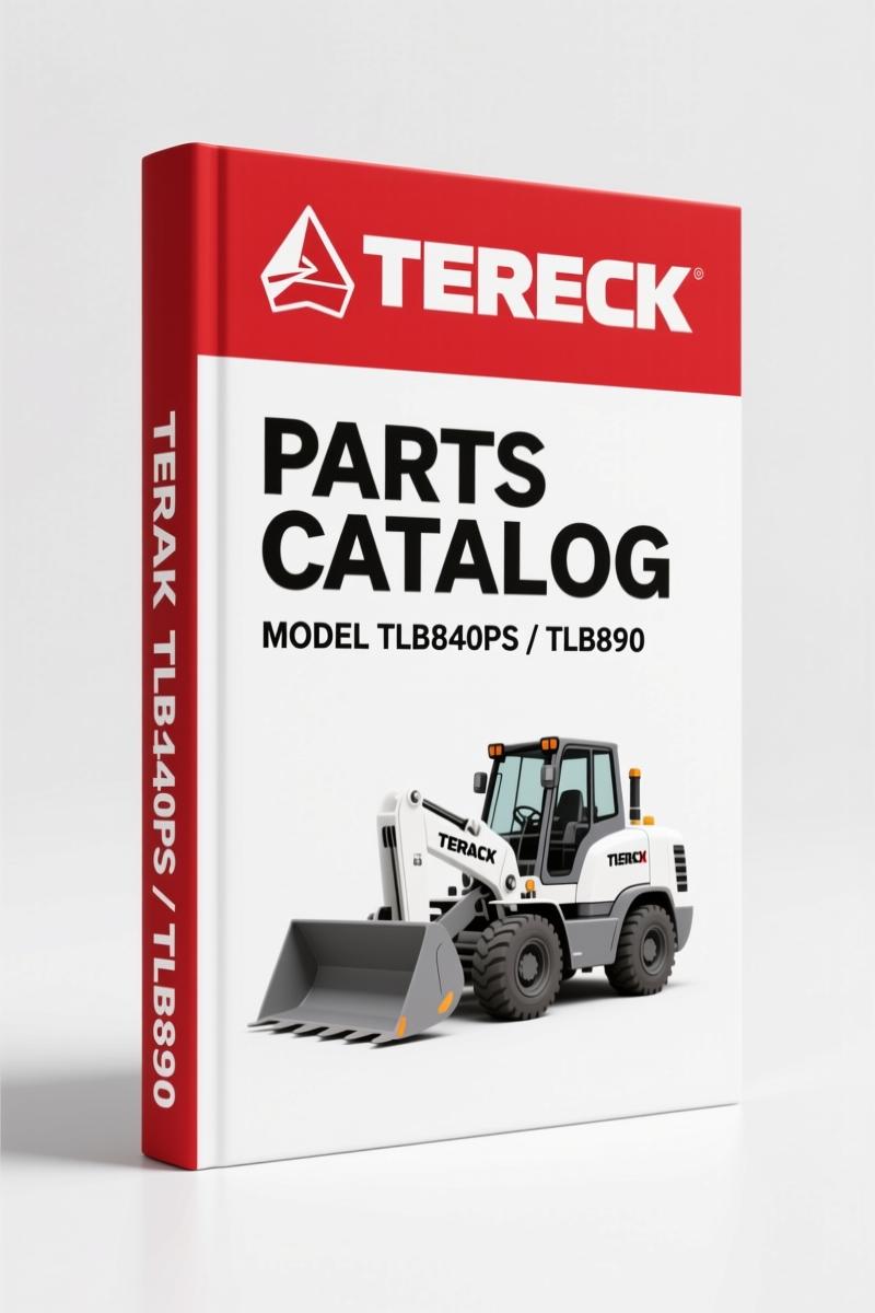 Terex TLB840PS, TLB840 2013 Parts Catalog – 1452 Pages OEM