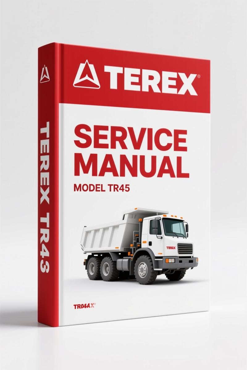 Terex TR45 Service Manual – 488 Pages of Factory-Certified Repair Data