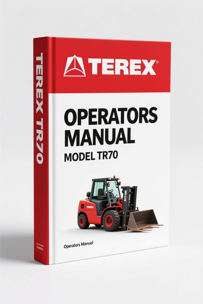 Terex TR70 2006 Operators Manual – Factory Specs & Safety
