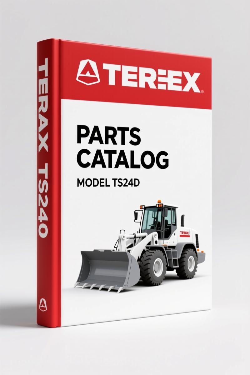 Terex TS24D 1999 Parts Catalog – 466 Pages OEM Parts Identification