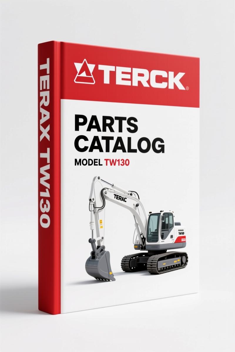 Terex TW130 2007 Parts Catalog – 257 Pages OEM Exploded Views
