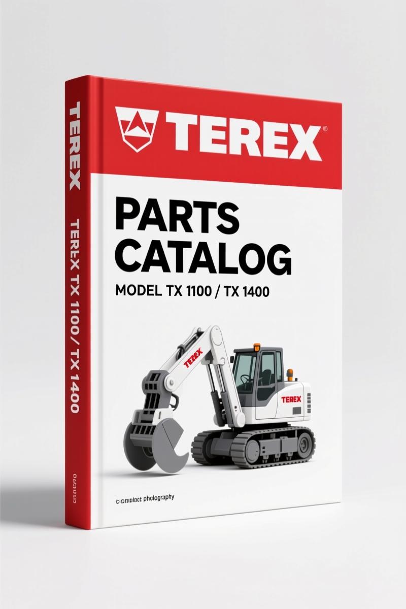Terex TX 1100, TX 1400 Service Manual – Factory Rebuild & Gas Charging Specs