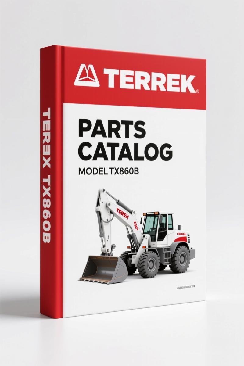 Terex TX860B 2010 Parts Catalog – 2657 Pages OEM