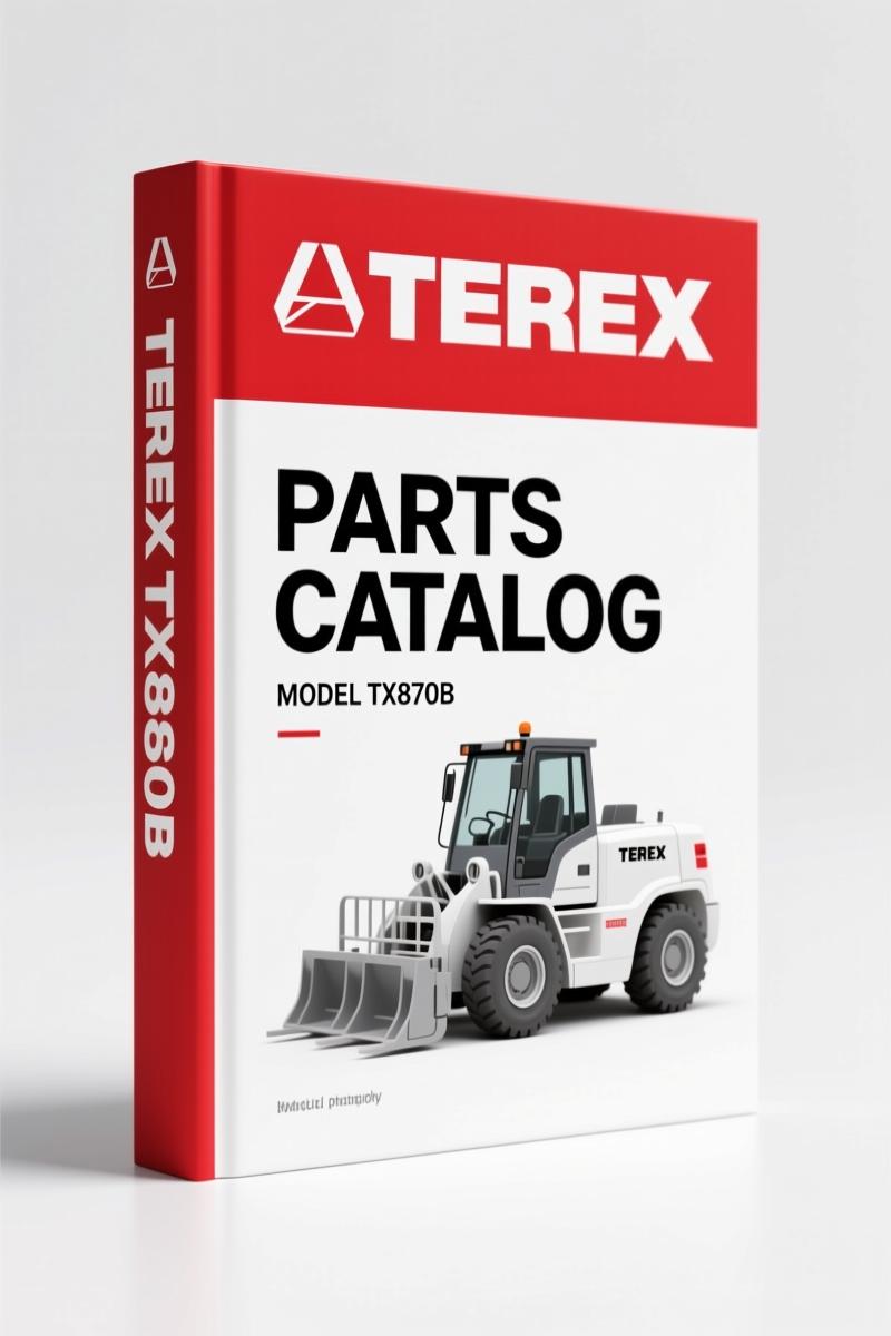 Terex TX870B 2010 Parts Catalog – 2241 Pages OEM Parts Breakdown