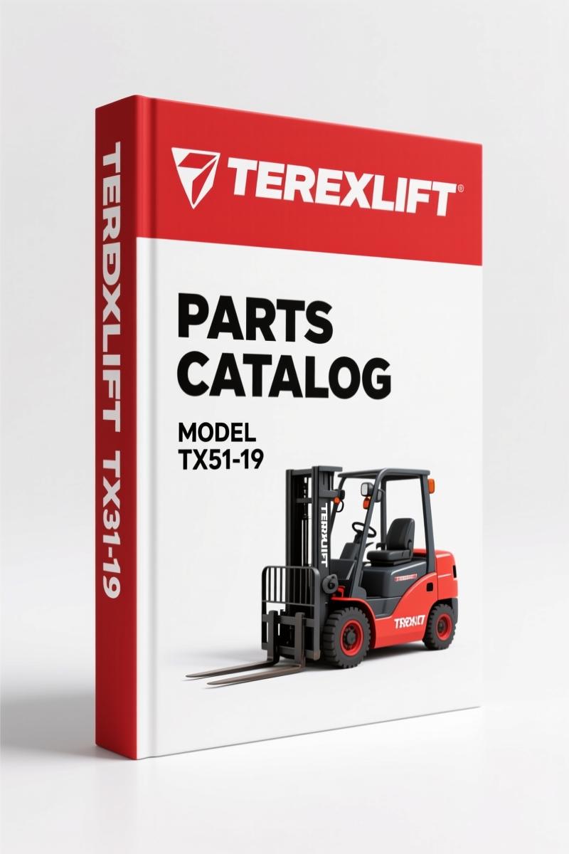 Terexlift TX51-19 2003 Parts Catalog – OEM Exploded Views & Part Numbers