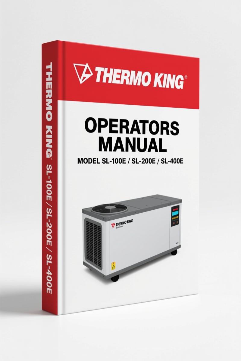 Thermo King SL-100e, SL-200e, SL-400e, SPECTRUM SL 2006 Manual