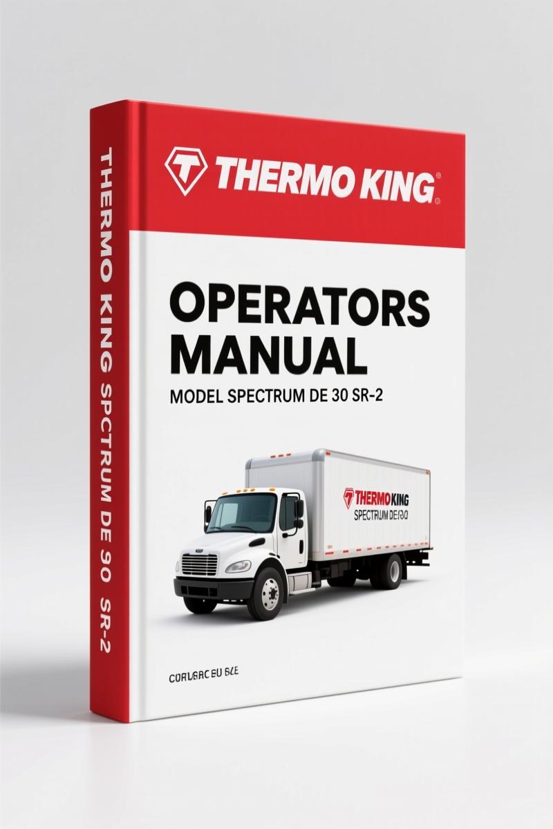 Thermo King SPECTRUM DE 30 SR-2 2007 Operators Manual – OEM Specs