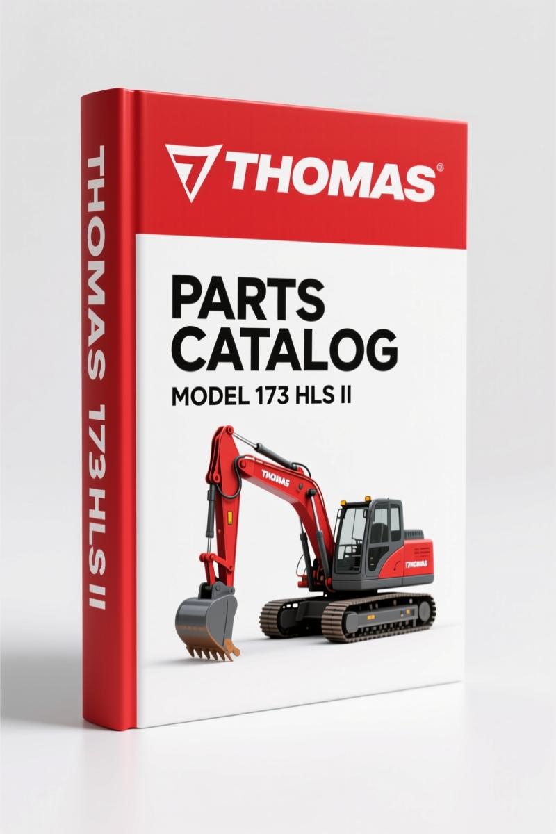 Thomas 173 HLS II 1996 Parts Catalog – 121 Pages of Factory Part Numbers
