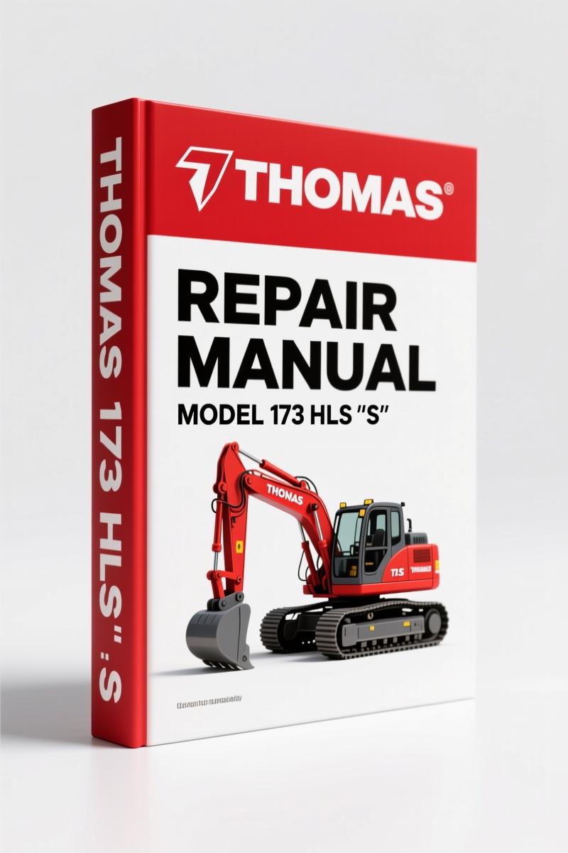 Thomas 173 HLS "S" 1997 Repair Manual – Factory Specs for Compact Loader