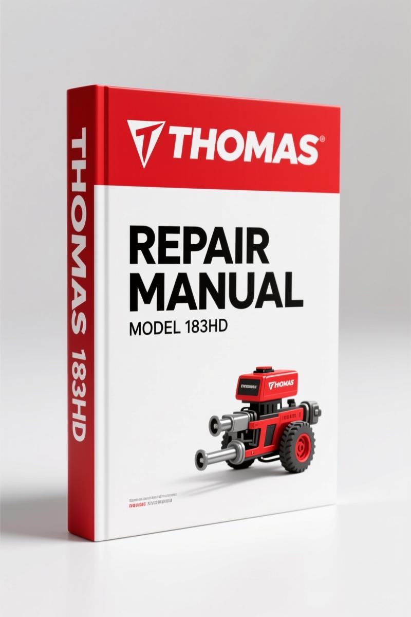 Thomas 183HD, 233HD 1989 Repair Manual – Factory Specs