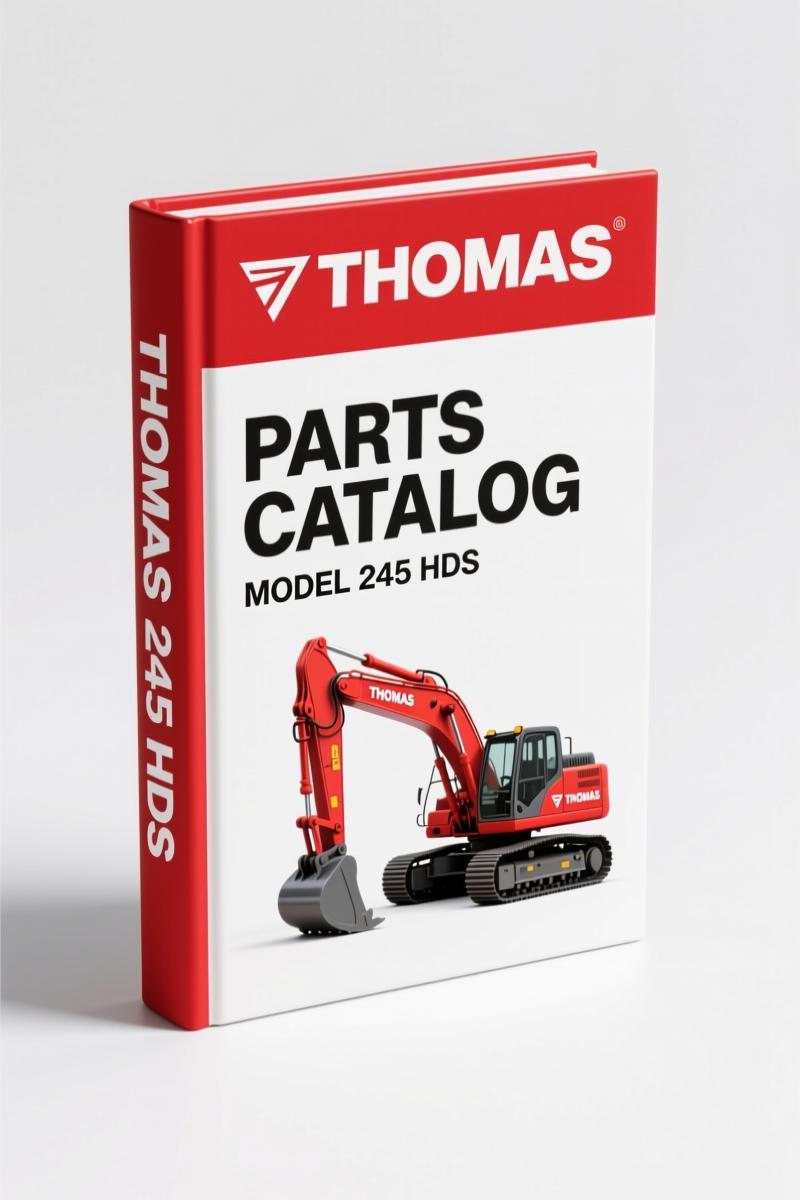 Thomas 245 HDS 1999 Parts Catalog – 132 Pages of Factory Part Numbers