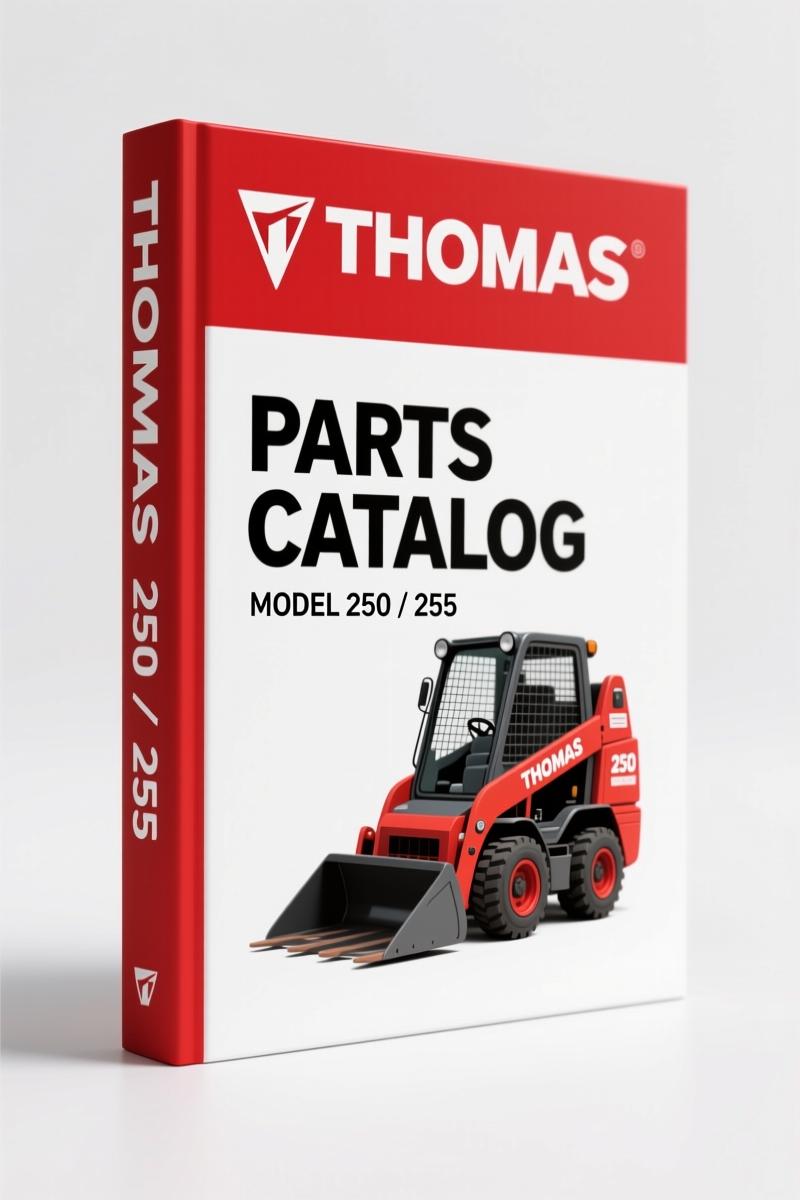 Thomas 250, 255 Parts Catalog – 148 Pages OEM Part Numbers