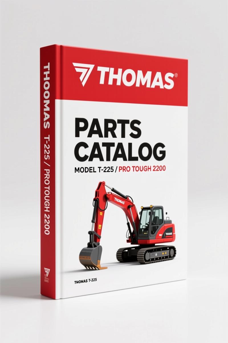 Thomas T-225, Pro Tough 2200 2002 Parts Catalog – 116 Pages OEM