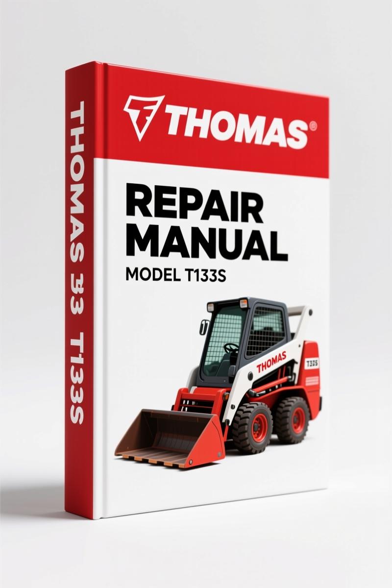 Thomas T133S 1996 Repair Manual – Factory Specs for Compact Loaders