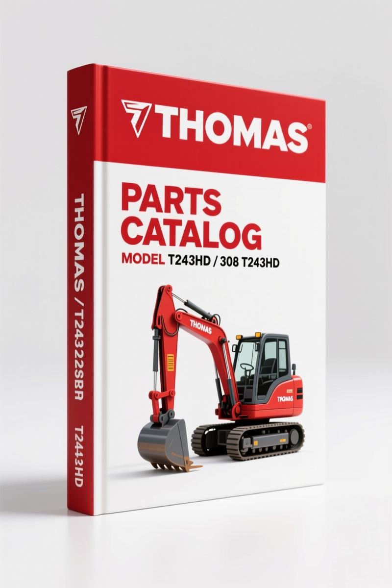 Thomas T243HD, 308 T243HD Parts Catalog – 132 Pages OEM